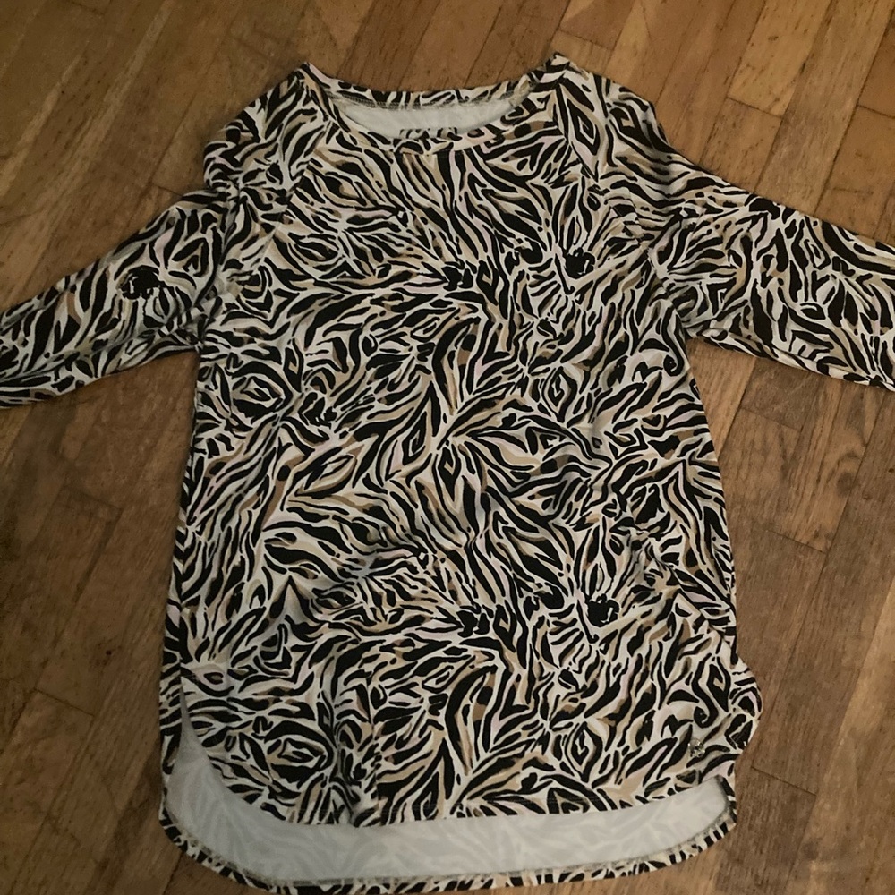 Lily Pulitzer luxletix pink white gold navy long sleeve